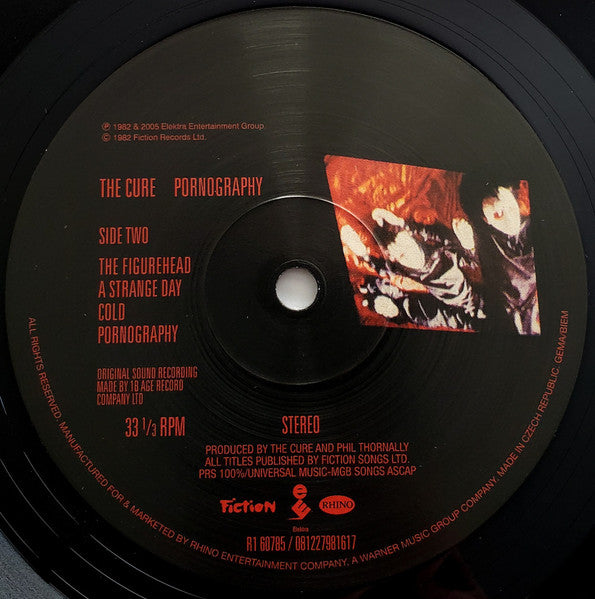 The Cure : Pornography (LP, Album, RE, RM, RP, 180)