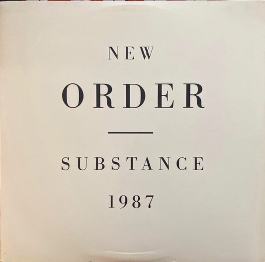 New Order : Substance (2xLP, Comp, Club, Car)