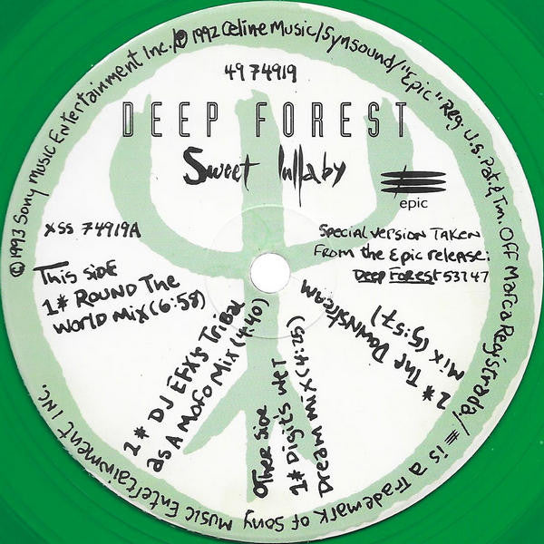 Deep Forest : Sweet Lullaby (12", Ltd, Gre)