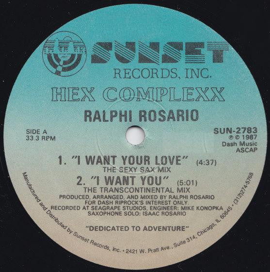Hex Complexx : I Want You (12")