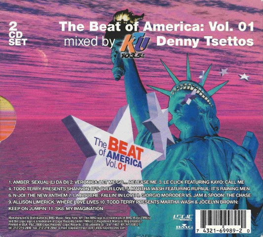 Various : Logic Records: The Beat Of America Vol. 01 (2xCD, Comp, Mixed)