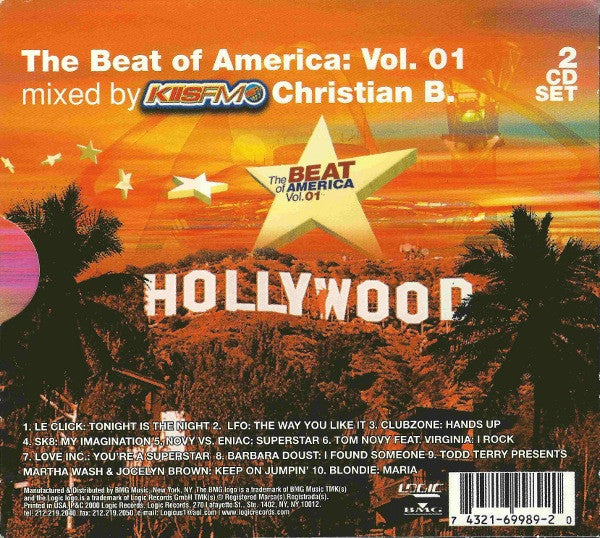 Various : Logic Records: The Beat Of America Vol. 01 (2xCD, Comp, Mixed)