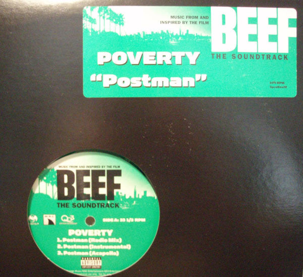 Poverty (2) / Ice Cube : Beef The Soundtrack (12", Promo, Gre)