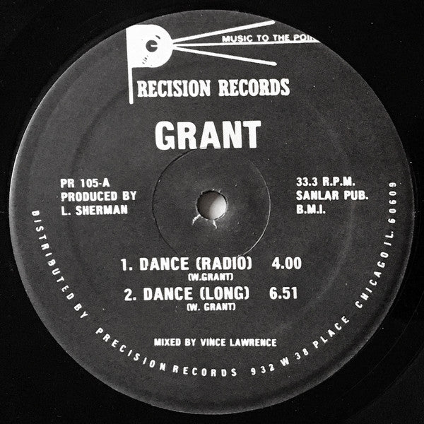 Grant : Dance (12")