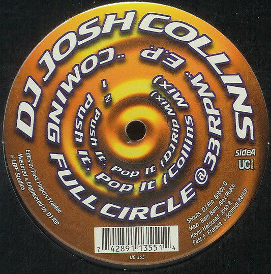 Joshua Collins : Coming Full Circle @ 33 RPM E.P. (12", EP)