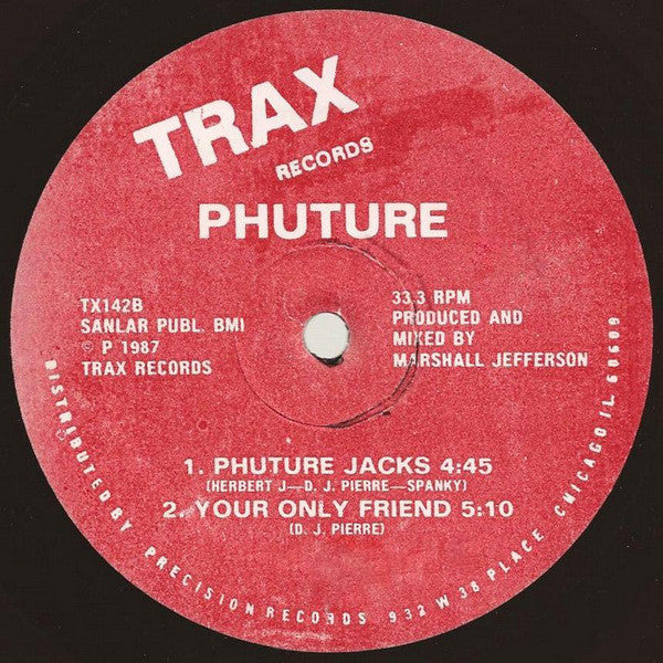 Phuture : Acid Tracks (12", Red)