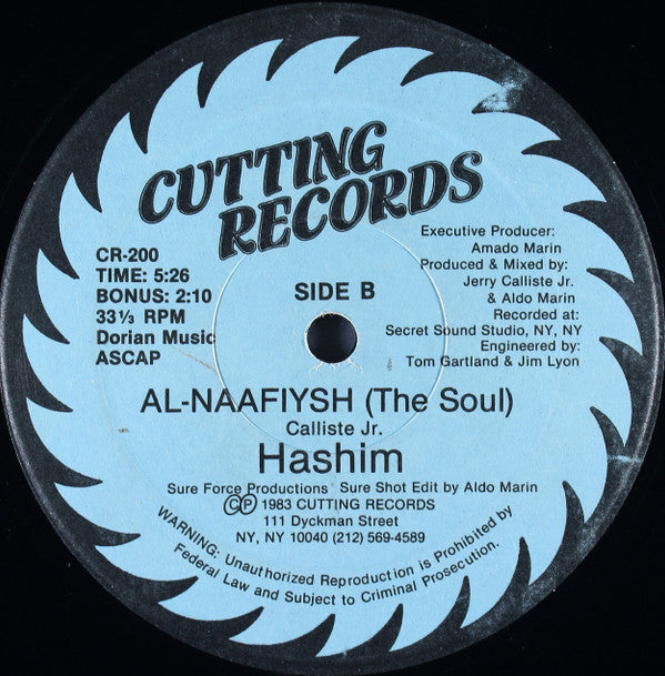 Hashim : Al-Naafiysh (The Soul) (12", Single)