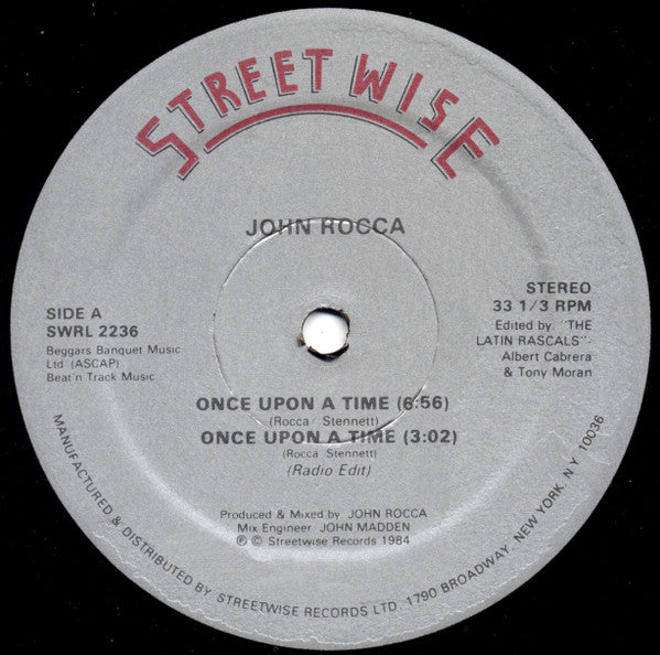 John Rocca : Once Upon A Time (12")