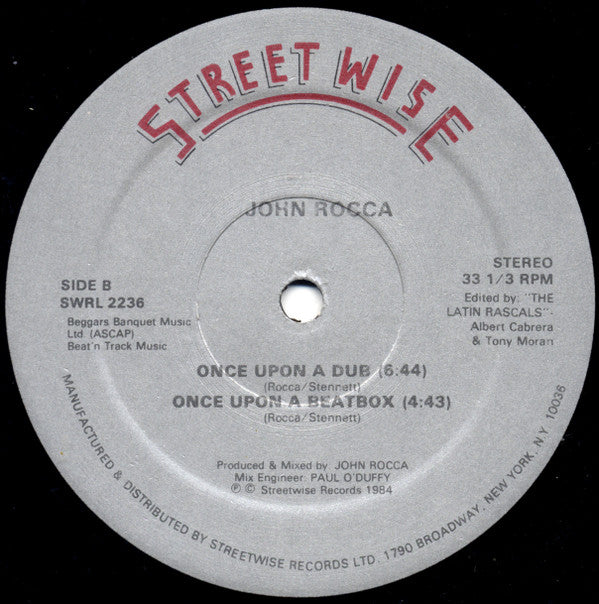 John Rocca : Once Upon A Time (12")