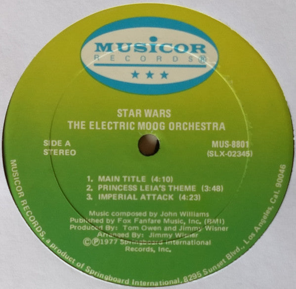 The Electric Moog Orchestra : Music From Star Wars (LP, Album)