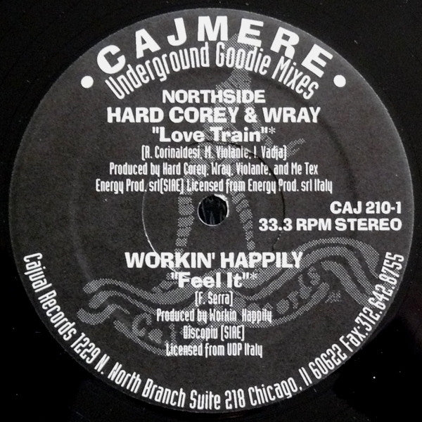 Hardcorey & Viveen Wray / Workin' Happily / Green Velvet : Love Train / Feel It / Conniption (12")