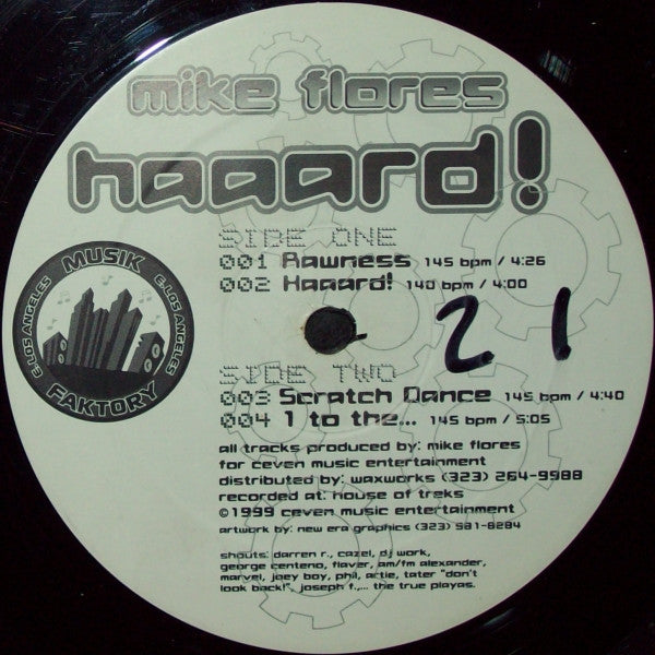 Mike Flores : Haaard! (12")