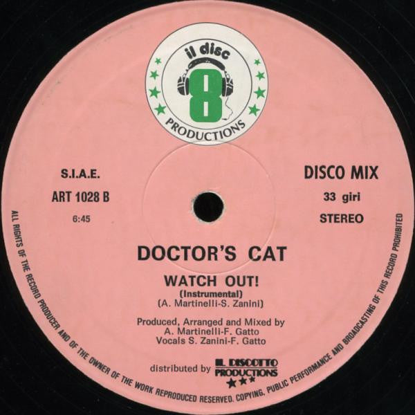 Doctor's Cat : Watch Out! (12", Pic)