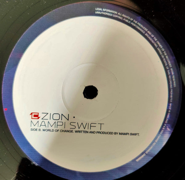 Mampi Swift : Zion / World Of Change (12", RE)