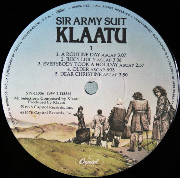 Klaatu : Sir Army Suit (LP, Album, Emb)