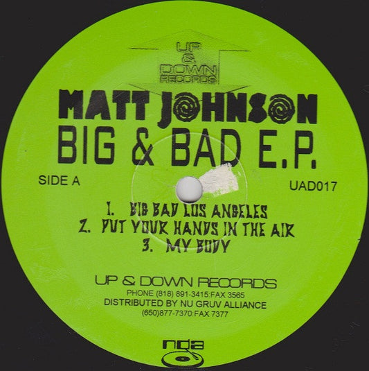 Matt Johnson (2) : Big & Bad E.P. (12", EP)