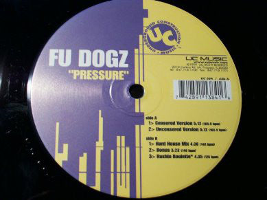 Fu Dogz : Pressure (12")