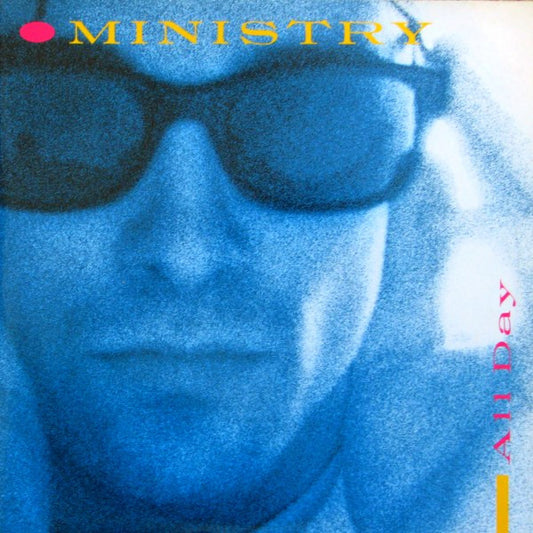 Ministry : All Day / Everyday (Is Halloween) (12", Single, RP, Blu)