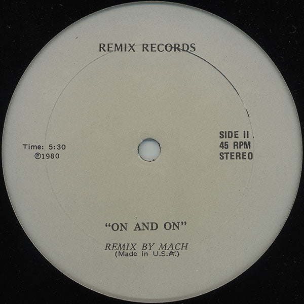 MACH (2) : Funky Mix / On And On (12", Mixed, Unofficial)
