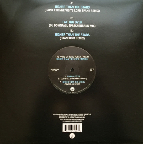 The Pains Of Being Pure At Heart : Higher Than The Stars Remixes (12")