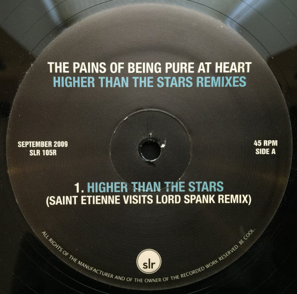 The Pains Of Being Pure At Heart : Higher Than The Stars Remixes (12")