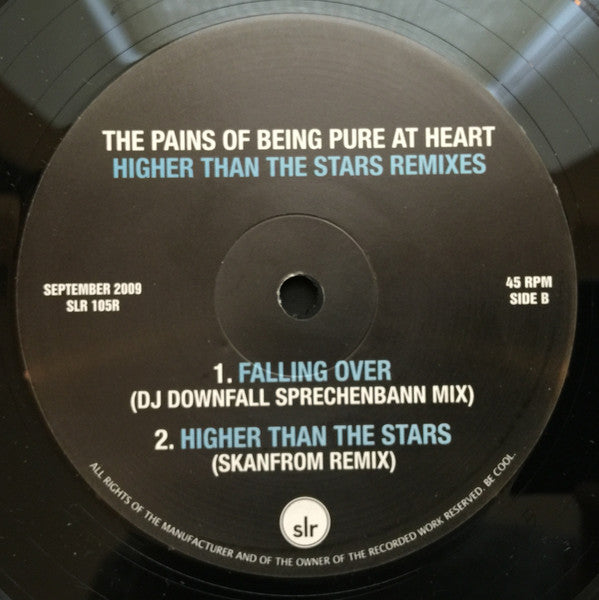 The Pains Of Being Pure At Heart : Higher Than The Stars Remixes (12")