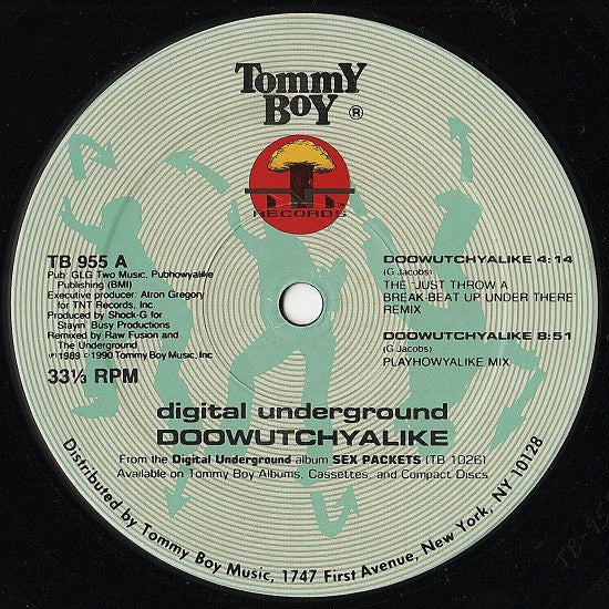 Digital Underground : Doowutchyalike / Packet Man (12", Single)