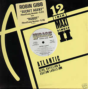 Robin Gibb : Secret Agent / Robot (12", Promo)