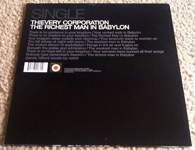 Thievery Corporation : The Richest Man In Babylon (12")