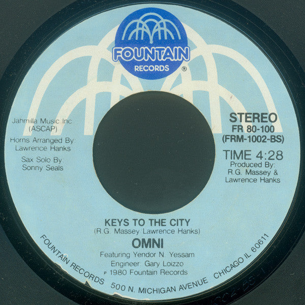Omni (2) Featuring Yendor N. Yessam* : Don't Be Selfish / Keys To The City (7")
