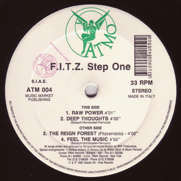 F.I.T.Z. : Step One (12", EP)