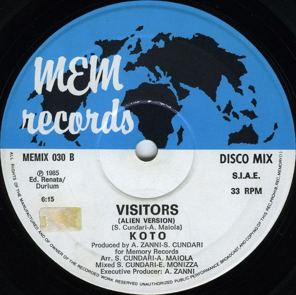 Koto : Visitors (12", M/Print)