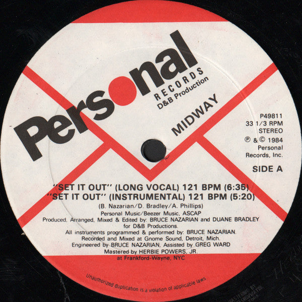 Midway (2) : Set It Out (12")