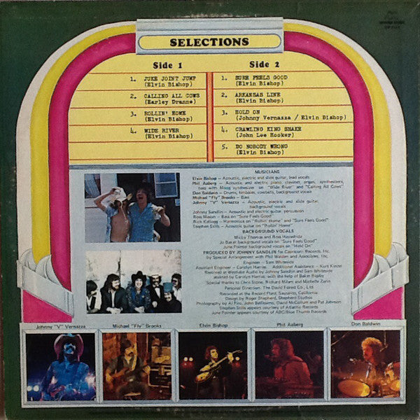 Elvin Bishop : Juke Joint Jump (LP, Album, Ter)