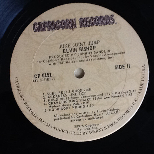 Elvin Bishop : Juke Joint Jump (LP, Album, Ter)