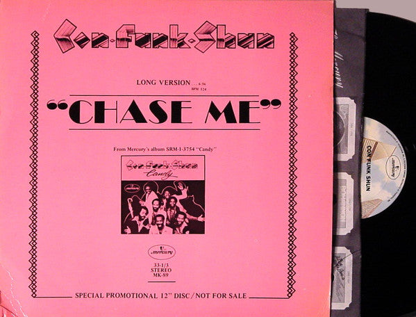 Con Funk Shun : Chase Me (12", Promo, Pin)