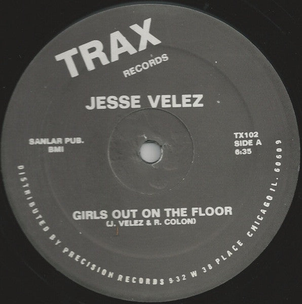 Jesse Velez : Girls Out On The Floor (12", Bla)