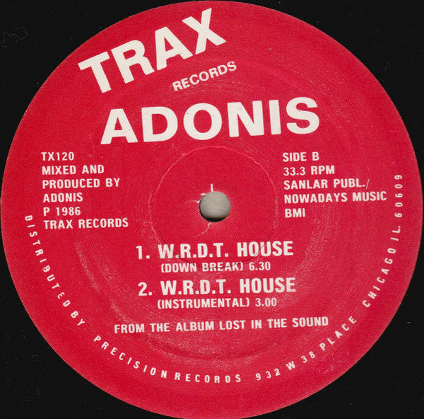 Adonis : We're Rocking Down The House (12")