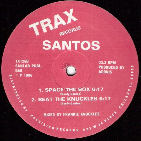 Santos (3) : Work The Box (12")