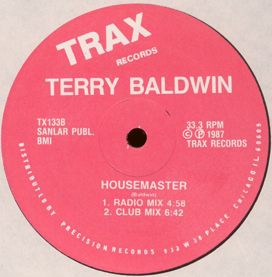 Terry Baldwin : Housemaster (12")