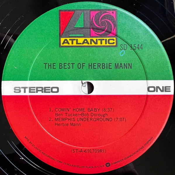 Herbie Mann : The Best Of Herbie Mann (LP, Comp, RE, RI)