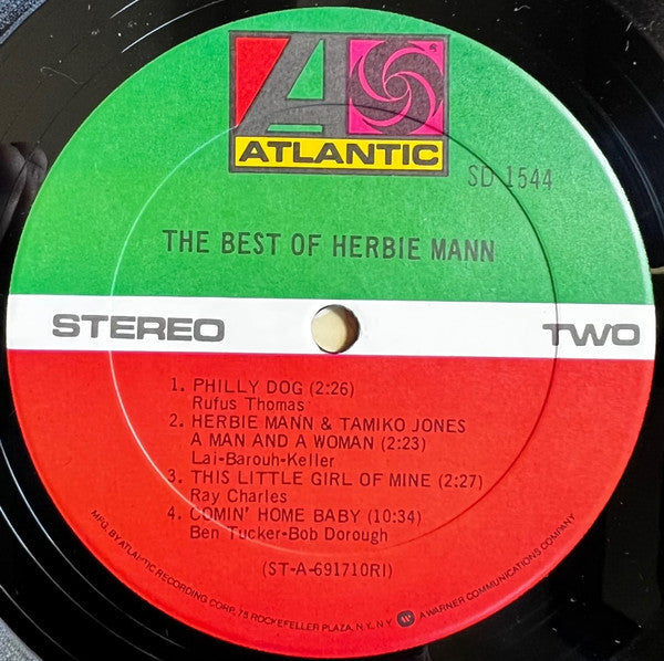 Herbie Mann : The Best Of Herbie Mann (LP, Comp, RE, RI)