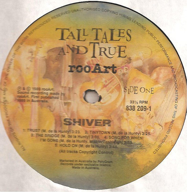 Tall Tales And True : Shiver (LP, Album)