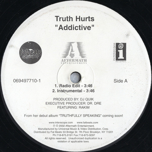 Truth Hurts : Addictive (12")