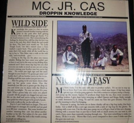 MC. Jr. Cas : Wild Side / Nice And Easy (12")