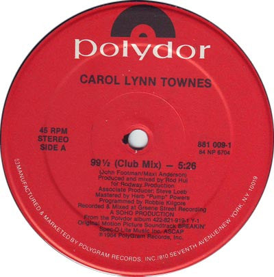 Carol Lynn Townes : 99½ (12")