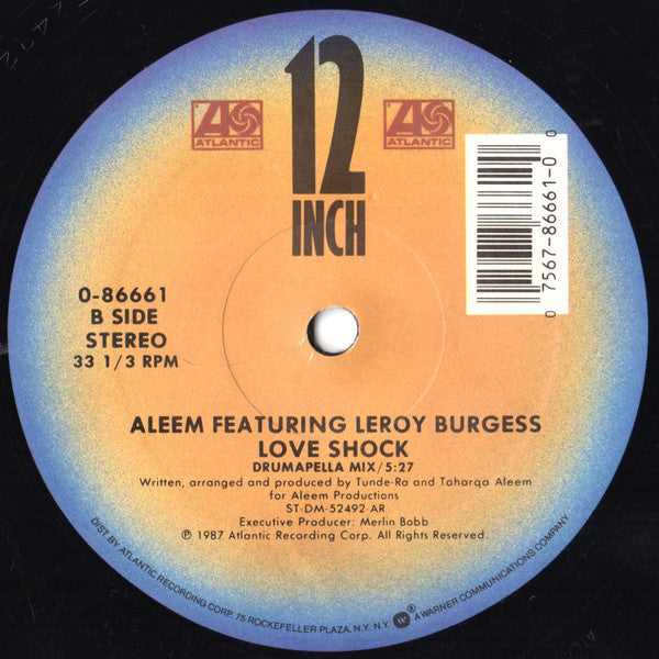 Aleem Featuring Leroy Burgess : Love Shock (12", Single, AR )