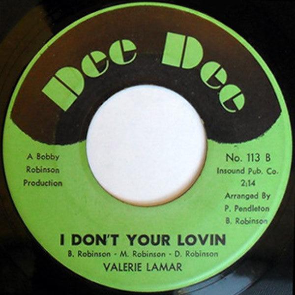 Valerie Lamar : Gotta Get Away / I Don't Your Lovin (7", M/Print)