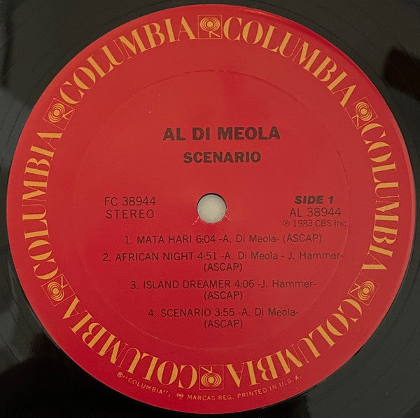 Al Di Meola : Scenario (LP, Album, Car)