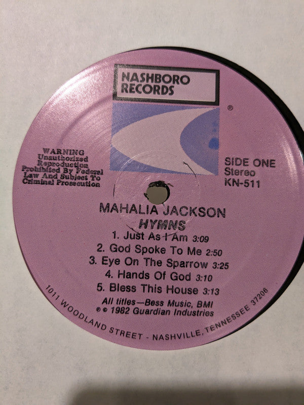 Mahalia Jackson : Hymns (LP, Comp)